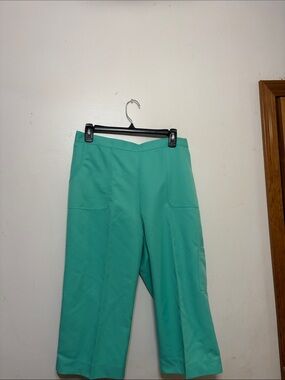 Alfred Dunner Aqua Boot-Cut Crop Pants